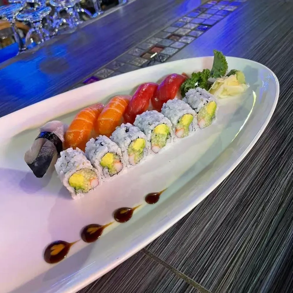 California roll with sashimi at Eraka Sushi, a Japanese Restaurant in Easton
