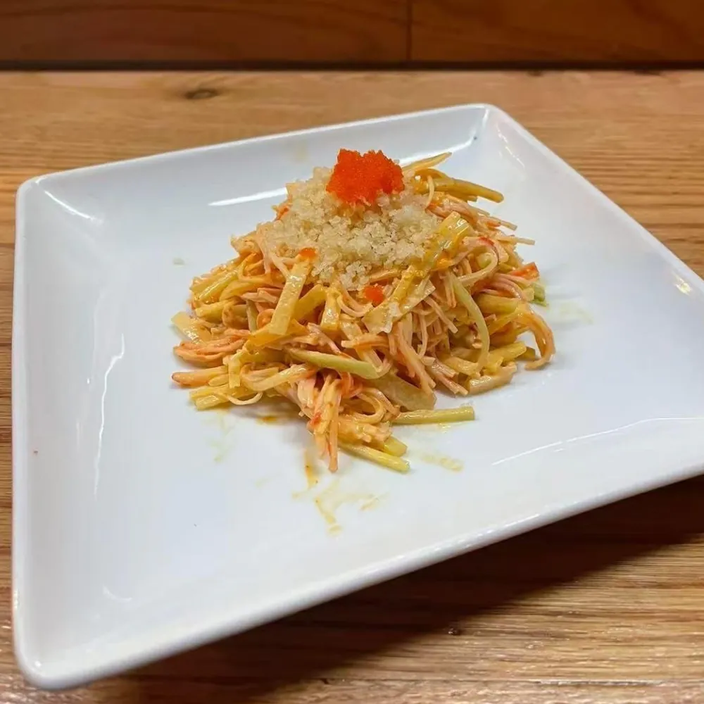 Spicy shredded salad with roe at Eraka Sushi, a Japanese Restaurant in Easton